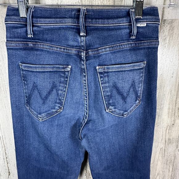 Mother The Hustler Ankle Fray Jeans – Size 25 – Medium Wash Stretch – MSRP $238 - Picture 4 of 9